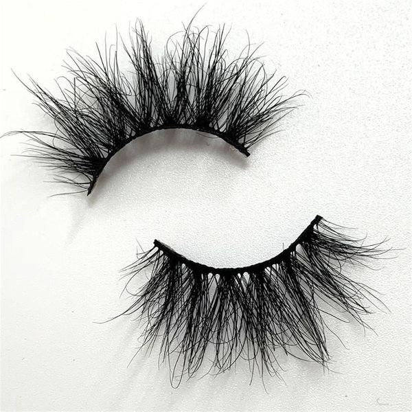 

wholesale 25mm mink lashes 100% hair crisscross thick natural 3d eyelashes handmade makeup fake gs5031