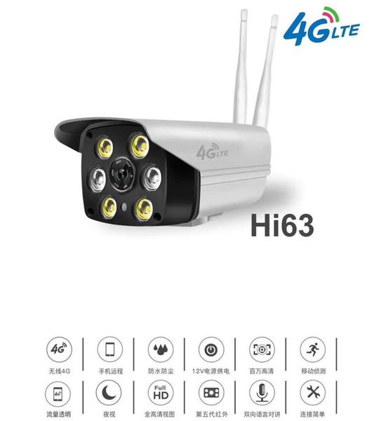 

cameras 2mp 1080p 4g network wireless camera outdoor water-proof