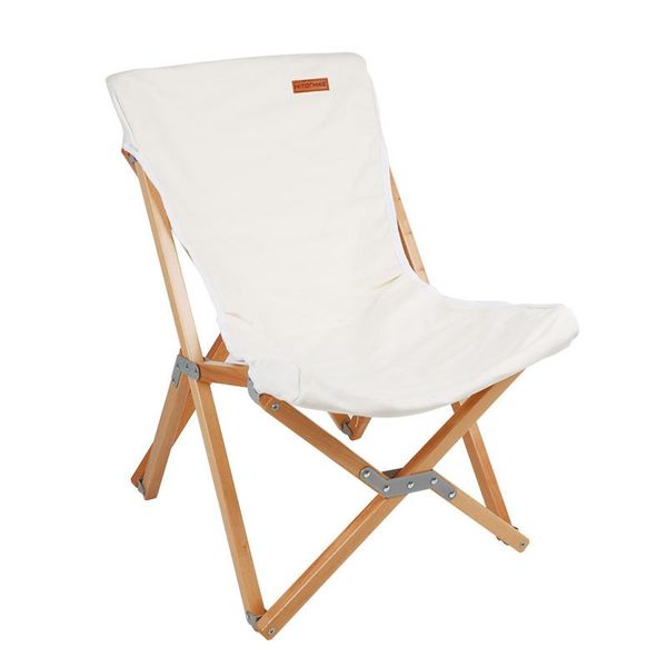 

camp furniture hitorhikeportable outdoor folding chair solid wood leisure lounge camping beach self-driving travel light