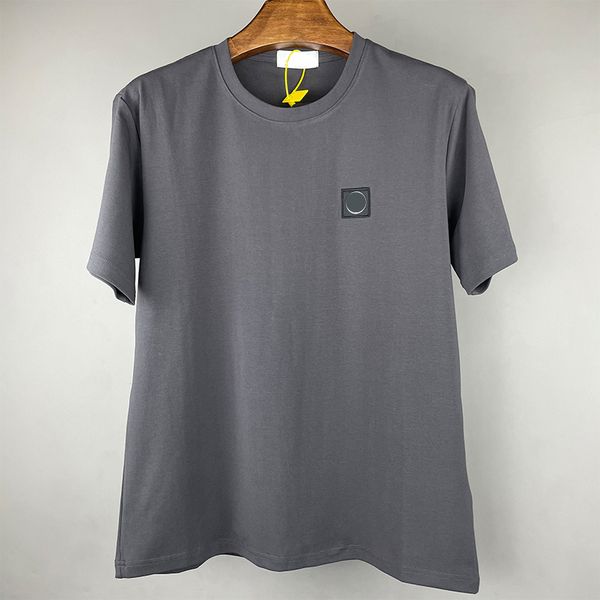 

famous brand round neck cotton men's t-shirts embroidered badge style short sleeves for lovers leisure outdoor summer polo shirt, White;black