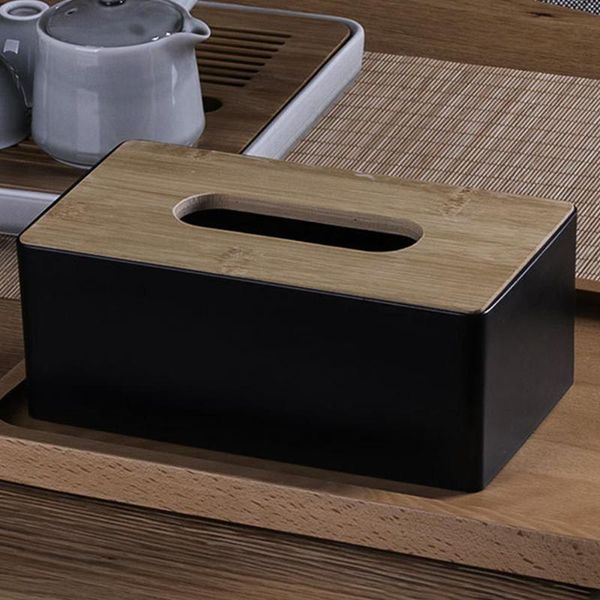 

tissue holder wooden box household car furniture storage s4u2 boxes & napkins
