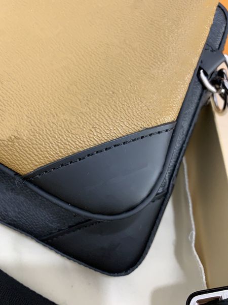 

m69443 pochette trio men women leather twist handbags messenger shoulder bags pockets totes shopping bag cross body wallets