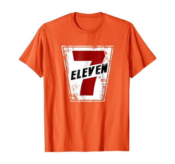 

7-Eleven Retro Logo Distressed T-Shirt, Mainly pictures