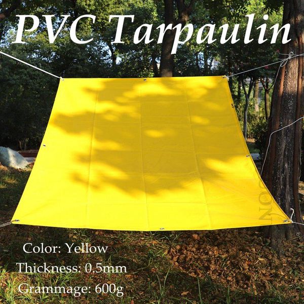 

shade 0.5mm yellow pvc tarpaulin flame retardant grade rainproof tarp garden plant balcony cover anti-flaming cloth forest fire-proof
