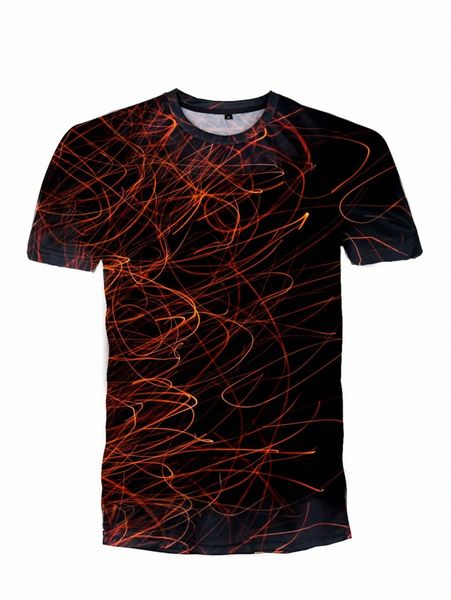 

men 3d paint print tee j3fp#, White;black