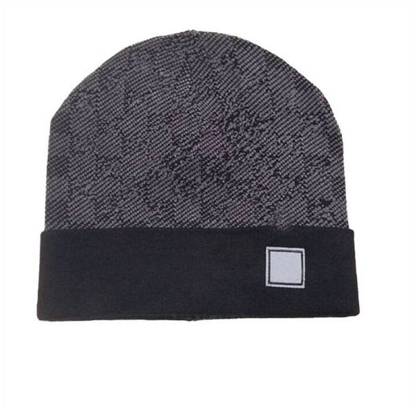 

wholesale baseball cap designer knitted hat beanie mens womens fitted hats for cashmere plaid letters casual skull caps outdoor fashion high, Blue;gray