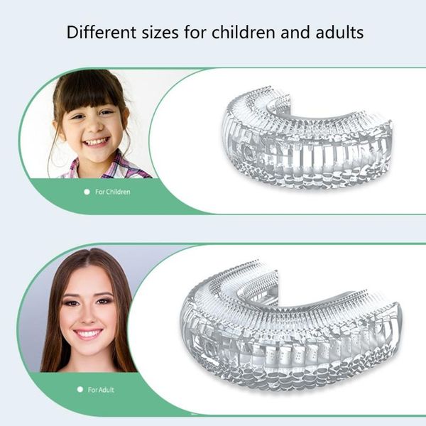 

smart electric toothbrush u shaped silicone replacement head strong bacteriostasisfor 360 automatic , for adults
