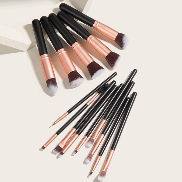 

makeup brushes brush set rouge lipstick foundation blush eye shadow eyebrow soft hair face cosmestic tools