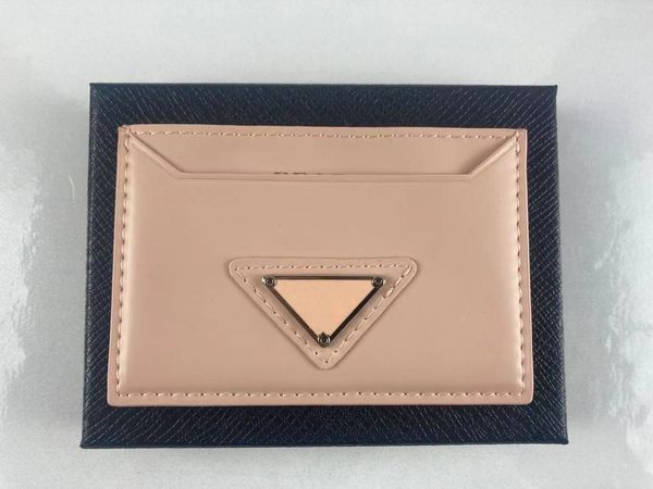 

card holders designer leather case ladies cowhide business coin purse pocket short wallet classic cardholder, Red;black
