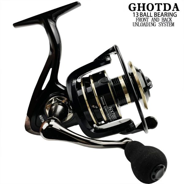 

all metal fishing reel spinning saltwater carp reels coil 2000-7000 baitcasting