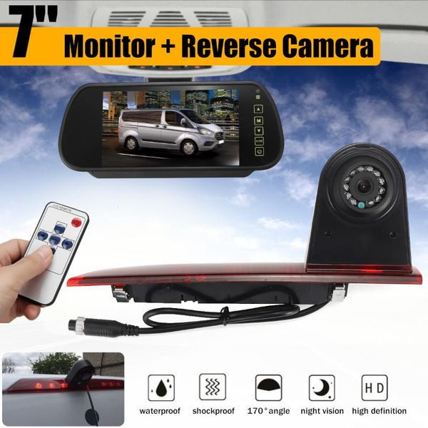 

car rear view cameras& parking sensors hd camera reverse night vision waterproof brake light for transit custom 2021