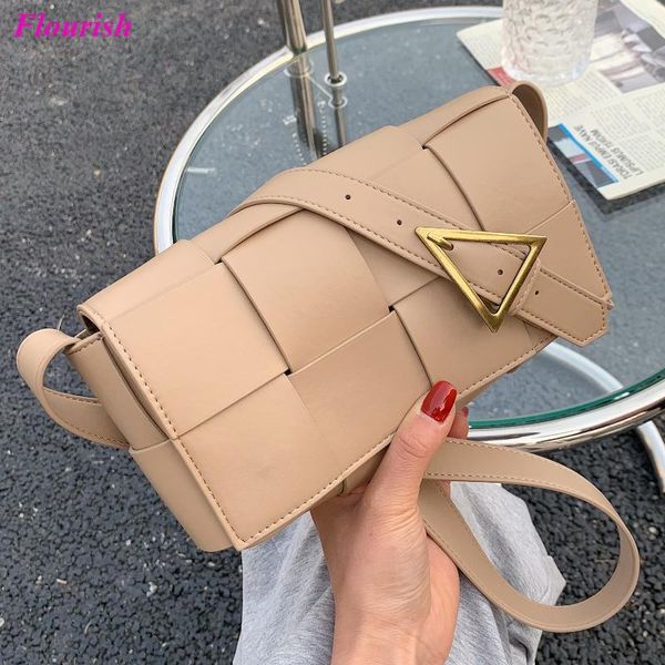 

handbags women 2021 fashion leather weave shoulder bag trend purses crossbody bags for woman sac a main cross body