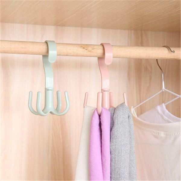 

bag organizer hook space saving holder hanger clothes rack degree 360 rotation shoes scarf hanging kitchen pan hangers & racks