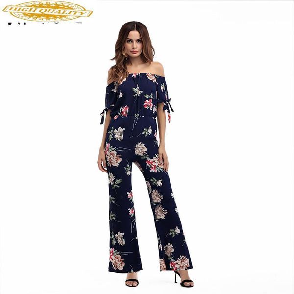 

women's jumpsuits & rompers 2021 summer chiffon bodysuit ol elegent overalls for women clothes plus size 2xl casual 5397 yy053, Black;white