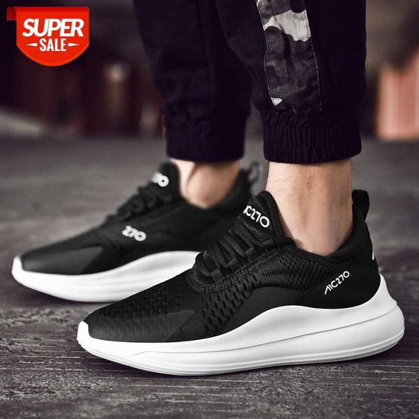 

large size spring korean fashion trend small white shoes lightweight breathable sports running casual men's #gi1r