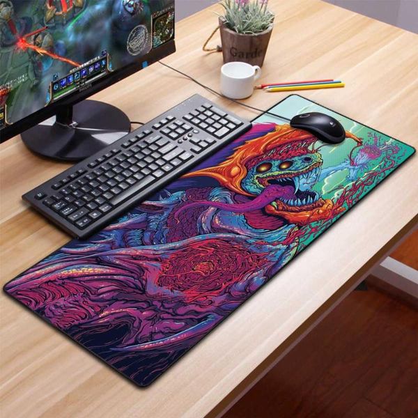 

mouse pads & wrist rests gaming pad computer mousepad anti-slip natural rubber anime gamer desk mat