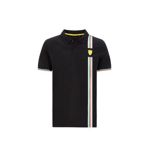 

formula world championship car logo short sleeve f1 racing t-shirt lapel polo top