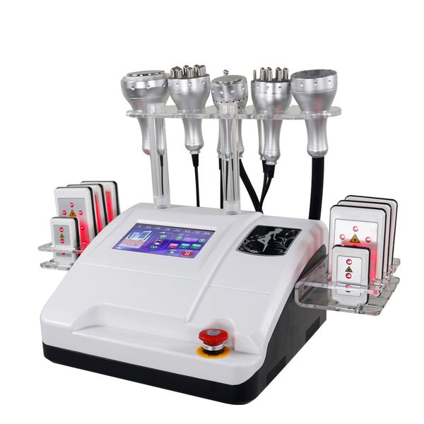 

portable 8 in 1 ultrasonic cavitation lipolaser slimming machine body shaping fat loss facial lifting 40k multipolar rf vacuum laser pads be