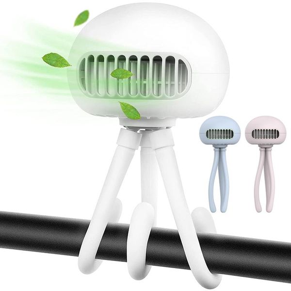 

gadgets baby stroller fan usb charging leafless small jellyfish adjustment and flexible tripod for room office outdoor jr deals