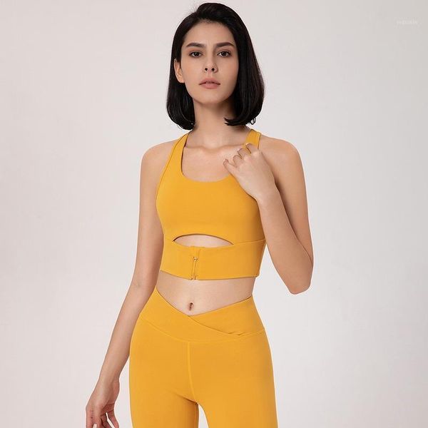 

yoga outfit 2021 summer style sports tooling bra women's moisture wicking