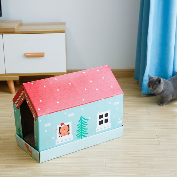 

Scratch Board Corrugated Nest Pet Products House Claw Grinder Wear Resistant Cat Sofa Toys