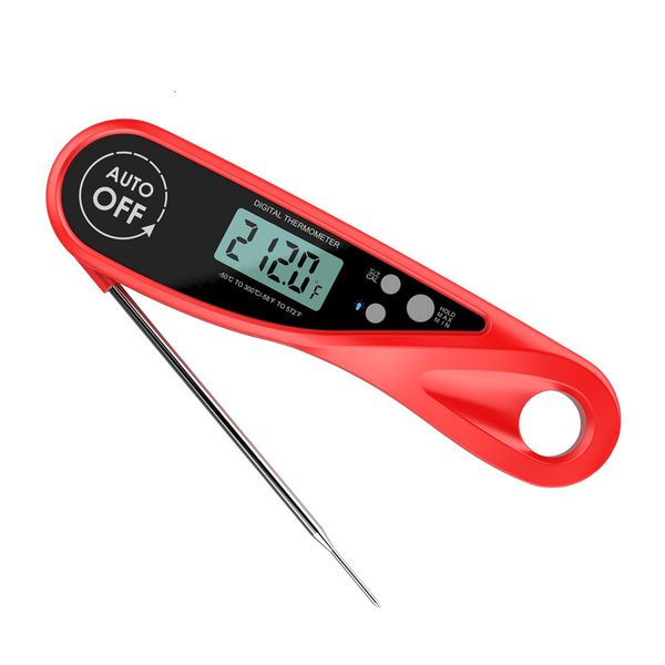 

food thermometer kitchen household barbecue baking folding stainless steel probe thermometer