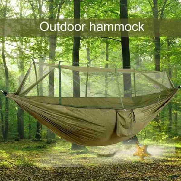 

camping hammock canopy anti-mosquito nets outdoor aerial swing tents and shelters