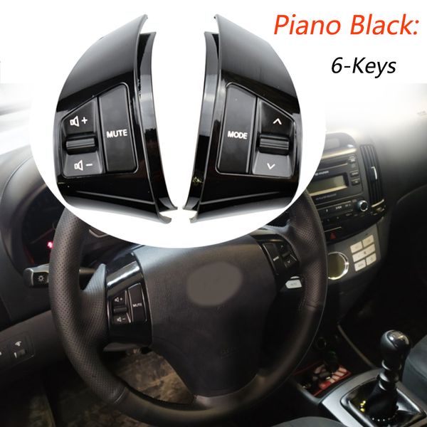 Per Hyundai Elantra 2008-2010 interruttore pulsante volante multifunzione controllo musica volume audio retroilluminazione blu con Bluetooth