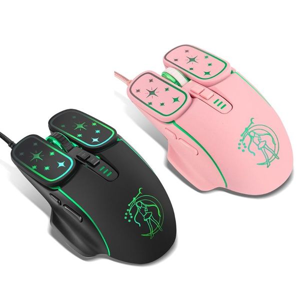 

mice wired gaming mouse ergonomic usb optical compatible with windows pc lapsupports diy keybinds rapid fire button