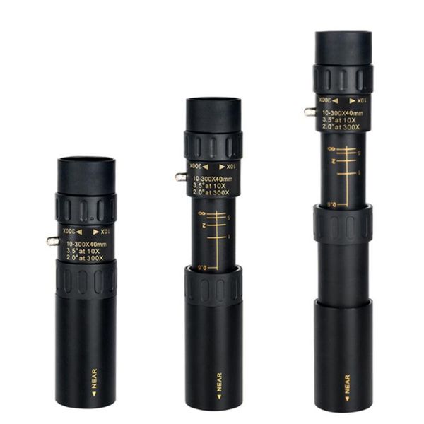 

telescope & binoculars magnification hd monocular 10-300x40 continuous zoom binocular night vision