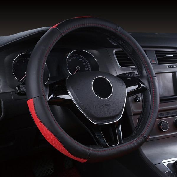 

steering wheel covers car shell skidproof shoulder protection high-quality cowhide type d auto protector