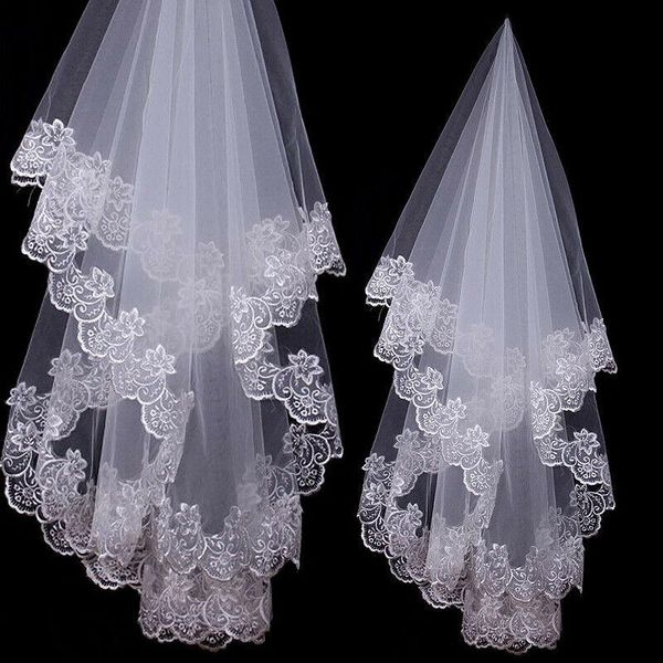 

bridal veils romantic wedding party veil white women bride accessories 2023, Black