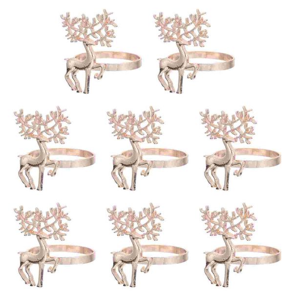 

napkin rings 8pcs elk chic christmas beautiful holders