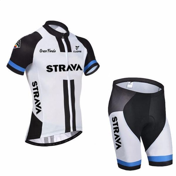 

racing sets 2021 strava pro breathable bicycle team short sleeve men's cycling jersey summer clothing, Black;blue