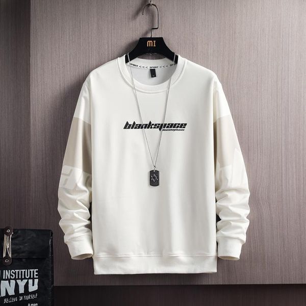 

men's hoodies & sweatshirts 2021 hoodie casual autumn street hooded sweater harajuku pullover letters japanese pocket round neck, Black