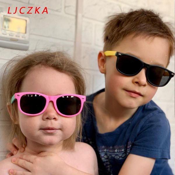 

sunglasses lovely polarized kids tr90 children sun glasses silicone safety flexible frame eyewear gifts boys girls uv400, Blue