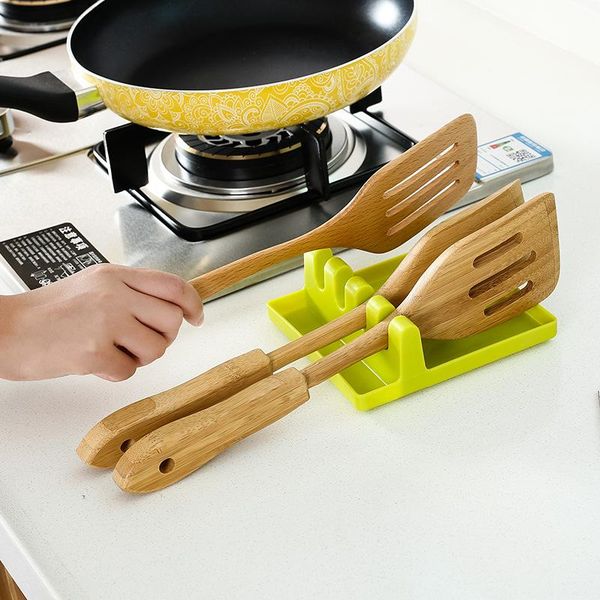 

kitchen storage & organization cooking tools silicone/pp spoon rest utensil spatula holder heat resistant