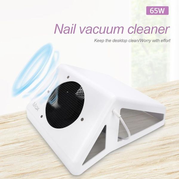 

nail art equipment strong adjustable speed dust collector for fan vacuum cleaner manicure tool extractor with filter, Silver