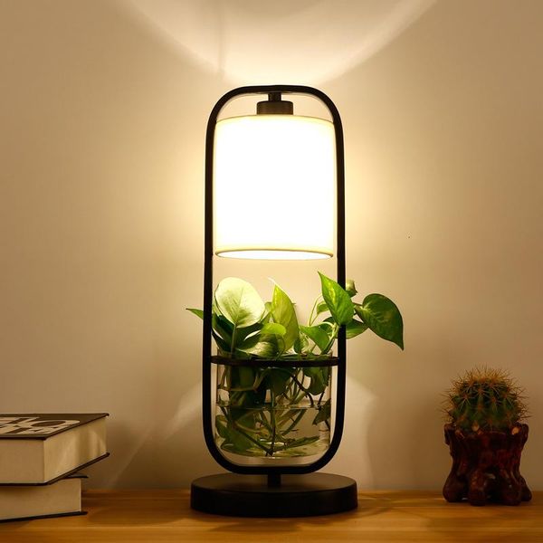 

europe led stone iron candeeiro de mesa bedside lamp dining room table lamps