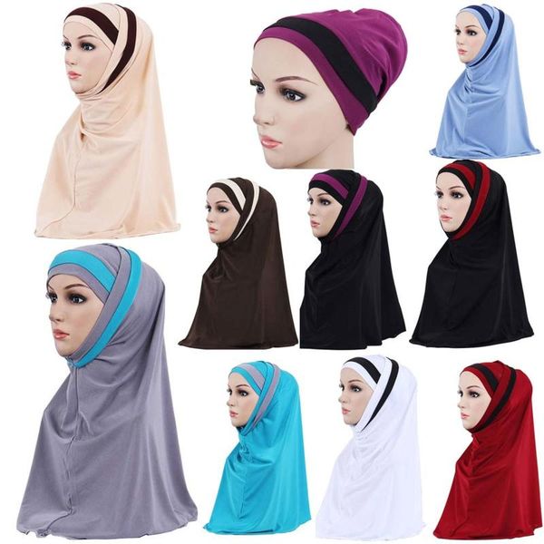 

beanies women inner hijabs cap muslim head scarf turbanfashion print flowers bonnet ready islamic ladies wrap under hijab caps #t1p