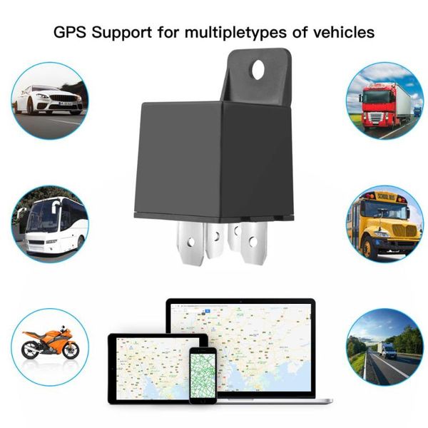 

car gps & accessories mini relay tracker device tracking gsm locator remote control anti-theft monitoring cut off oil power system