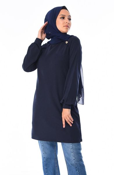

women's blouses & shirts minahill navy blue tunic 3066-10, White