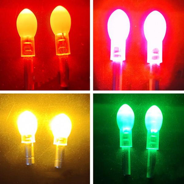 

fishing accessories 1/2 pcs luminous float night for dark water led electric light
