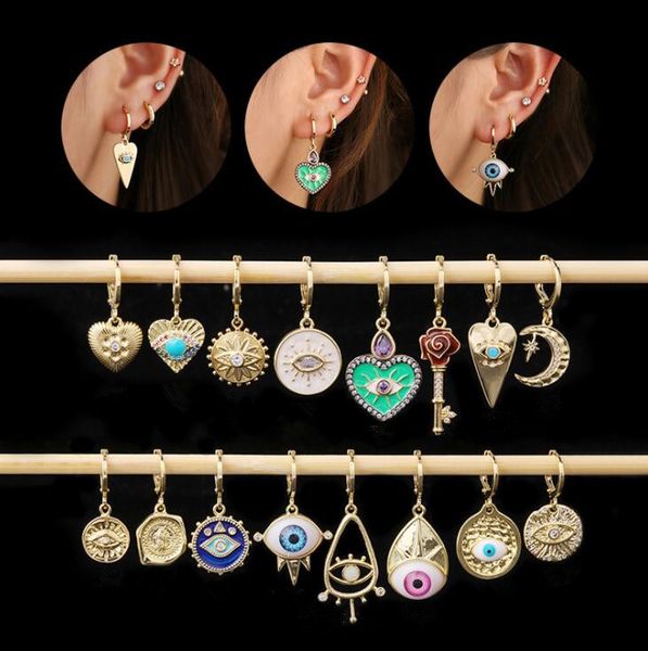 

2021 summer eye jewelry fashion earrings dangle chandelier earring bohemian, Silver