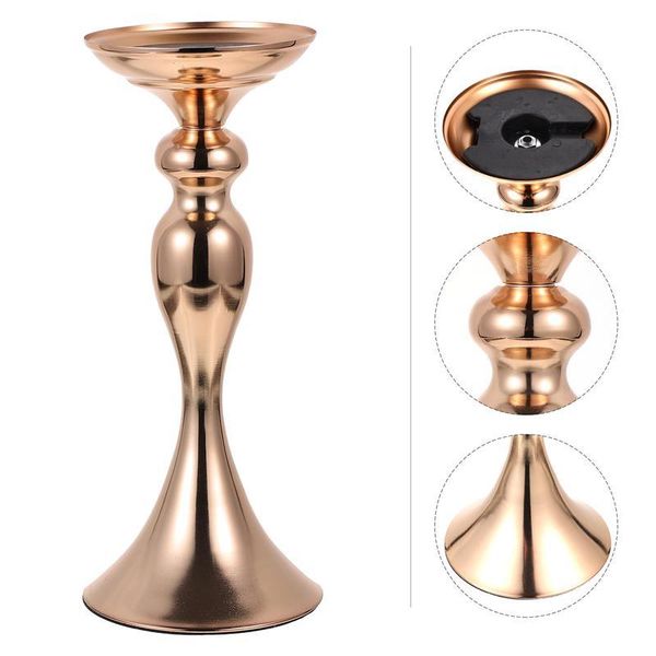 

iron flower arrangement vase holder pot candle wedding table centerpiece party decoration