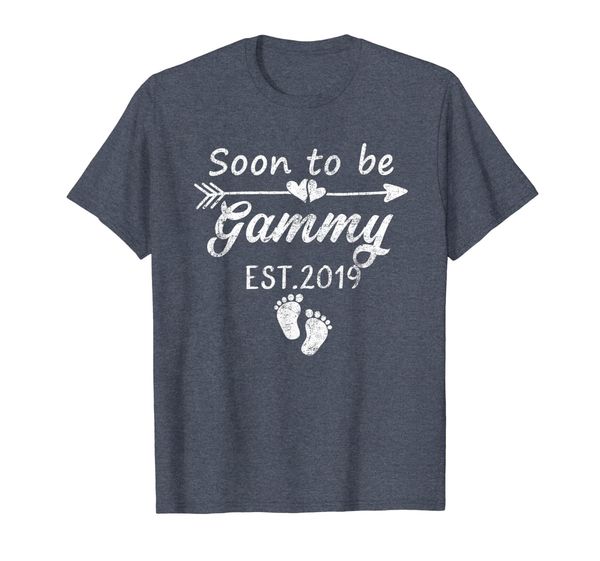 

soon to be gammy est 2019 shirt mothers day new gammy gift, White;black