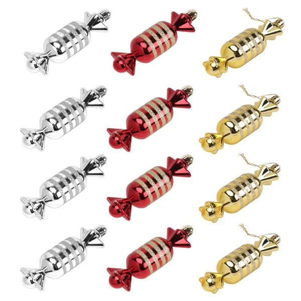 

gift wrap 18pcs creative candy shaped pendants christmas decorations small decors