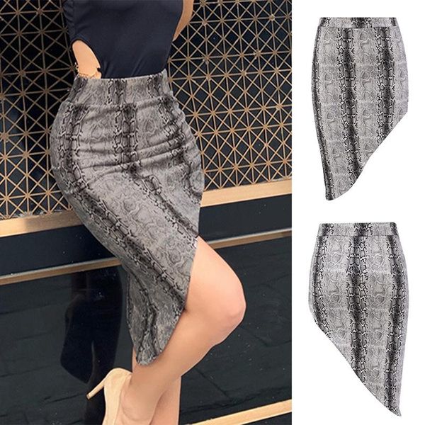 

skirts women's short high waist tight-fitting mini pencil skirt gradient irregular hip, Black
