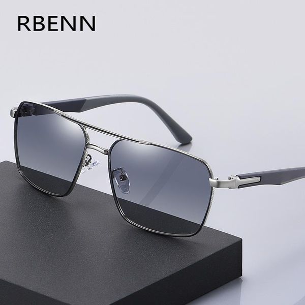 

sunglasses rbenn 2021 brand designer classic square polarized men's driving male sun glasses eyewear uv blocking oculos, White;black