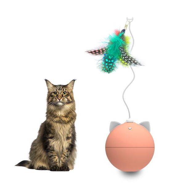 

cat toys automatic rolling ball interactive for cats with colorful light